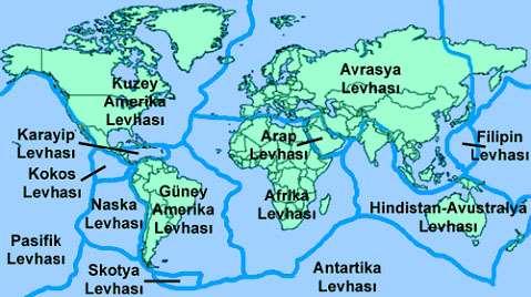 Şekil 1. 2. Lit osf eri ol uşt uran başlıca l evhal ar Şekil 1. 3.