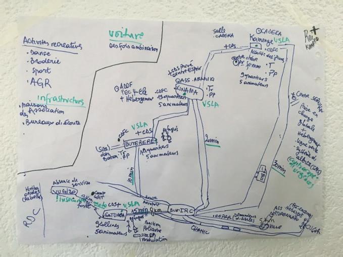 Ek 4: Mobil Ekip Saha Haritalama ve Uygulama Örnek Planı Aşağıda IRC Burundi nin mobil hizmet sunumu tasarım çalıştayı programı sırasında oluşturulan mobil ekip saha haritalama ve uygulama planı