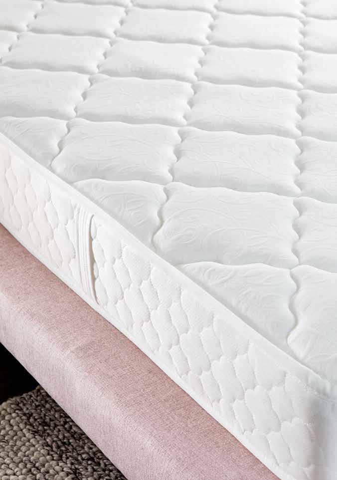 82 83 Telford OMURGAYA İDEAL DESTEK Bonel yay sistemi ile omurganız için ideal desteği sunan ve kalitesini yıllarca koruyan Telford yatak, örme kumaşı