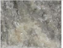 pumice, % 55) Texture Vitrophric Eutaxitic Sparite (% 80), micrite (% 20) Granoblastic texture like seen in marbles Calcite (% 100)