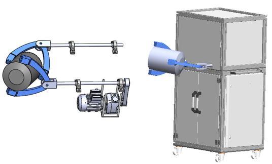 karıştırıcının dinamik özellikleri çok karmaşık bir sorundur. Bu çalışmada, Solidworks ile bir toz karıştırıcı modellenmiş ve Sonlu Elemanlar Yöntemi (FEM) ile dinamik davranışı araştırılmıştır 1.