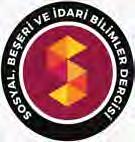 Sosyal, Beşeri ve İdari Bilimler Dergisi, 4(1): 37-48. RESEARCH PAPER Journal of Social, Humanities and Administrative Sciences 2021, 4(1): 37-48. DOI:10.26677/TR1010.2021.639 ISSN: 2667 422X Dergi web sayfası: www.