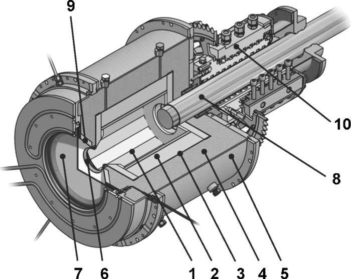 Figure 1.10 Modified ZIRRUS reactor [29] ZIRRUS reactor is developed and modified ZIRRUS reactor is designed to eliminate some mechanical problems [29].