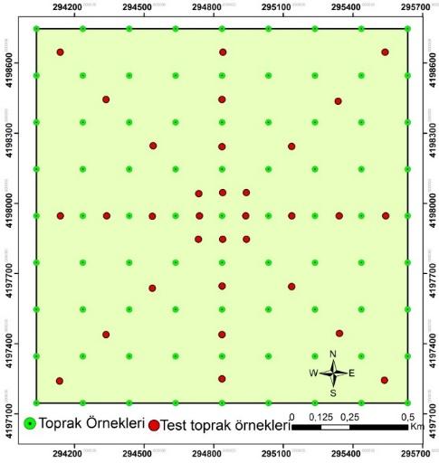 2.2. Yöntem Alaboz & Demir & Dengiz Determination of spatial distribution of soil moisture constant using different ınterpolation model case study, Isparta Atabey plain 2.2.1.