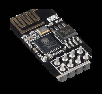 3 4.1.4. ESP8266 Wifi Modülü ESP8266 Wifi Serial Transceiver Modül oldukça ekonomik ve kullanışlı bir Wifi modüldür.