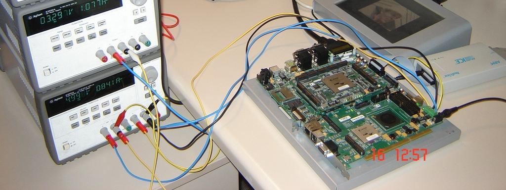tile as a master of te AHB S bus. A ideo frame is loaded into SRAM located on te board from PC using software. Tis ideo frame is used as an inut to DBF ardware running on te FPGA.