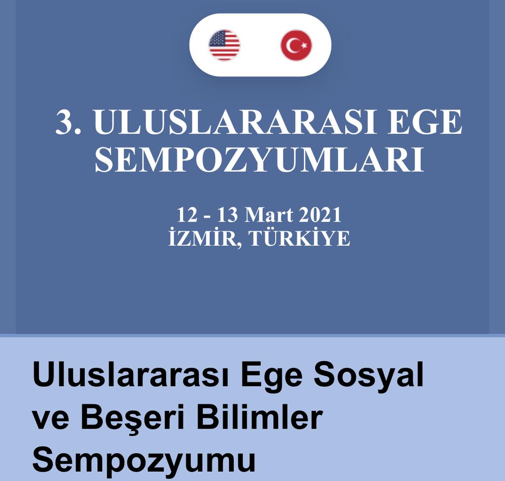 DR. ÖĞR. ÜYESİ SEVİNÇ KOÇAK 3. ULUSLARARASI EGE SEMPOZYUMU'NA KATILDI Halkla İl şk ler ve Reklamcılık Bölümü Dr. Öğr.