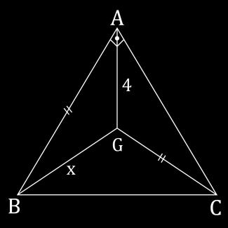 46. 47. G üçgeninin ağırlık merkezi, [ ] [ ], GC = AB, AG = 4cm ise BG = x kaç cm dir?