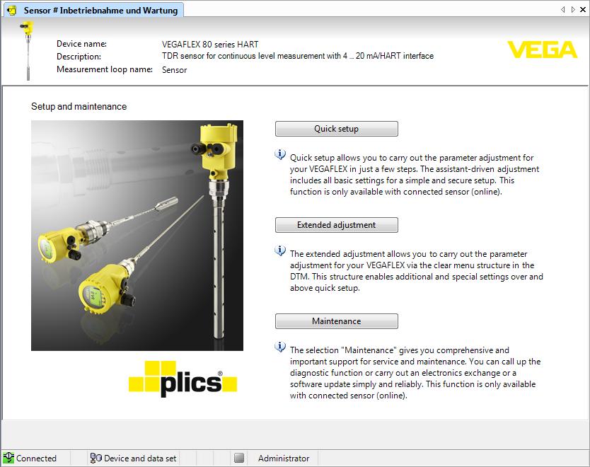 7 PACTware ile devreye alma Standart sürüm www.vega.com/downloads ve " Software" adresinden indirilebilir. CD formatındaki tam sürümü yetkili bayinizden temin edebilirsiniz. Genel 7.