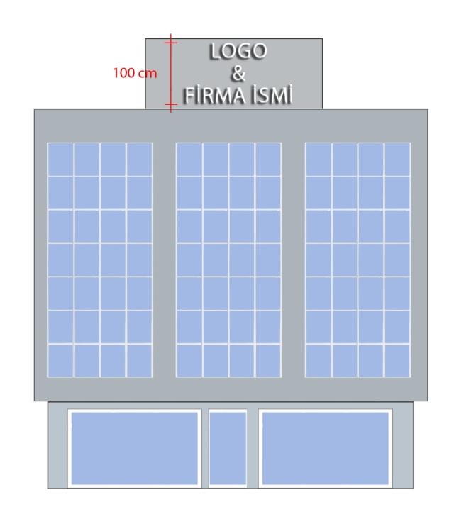 a) Uygulama, kutu harf şeklinde ve paslanmaz malzemeden azami 1.00 m. yüksekliğinde olmalıdır. On ve daha fazla kata sahip yapılarda veya yatayda cephesi 30 m. ve 30 m.