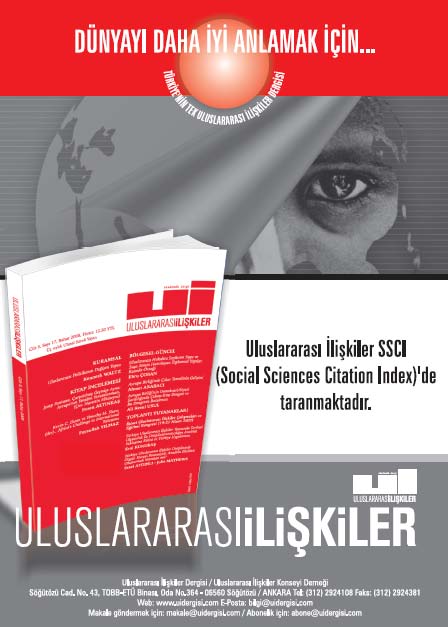 Yayın ilkeleri, izinler ve abonelik hakkında ayrıntılı bilgi: E-mail: bilgi@uidergisi.com Web: www.uidergisi.com Rousseau nun Savaş ve Barış Kuramı: Adalet Olarak Barış Faruk Yalvaç Doç. Dr.