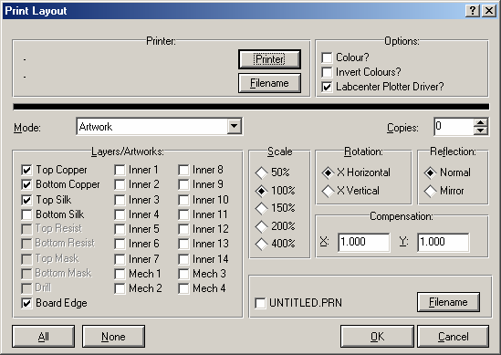 121 Şekil 4.12. Print diyalog kutusu 4.2.2.2. Printer Setup Yüklü bulunan yazıcı ile ilgili ayarların yapılmasını sağlar. 4.2.2.3.