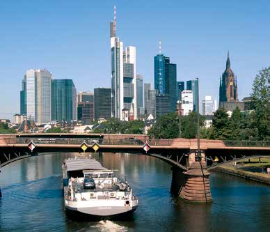 Frankfurt AM MAIN goethe.de/frankfurt Kültür ile sermaye arasında kurulan köprü, bu kitap fuarı kentinde bir geleneğe sahiptir. 190 tane yayınevinin merkezi burada bulunmaktadır.