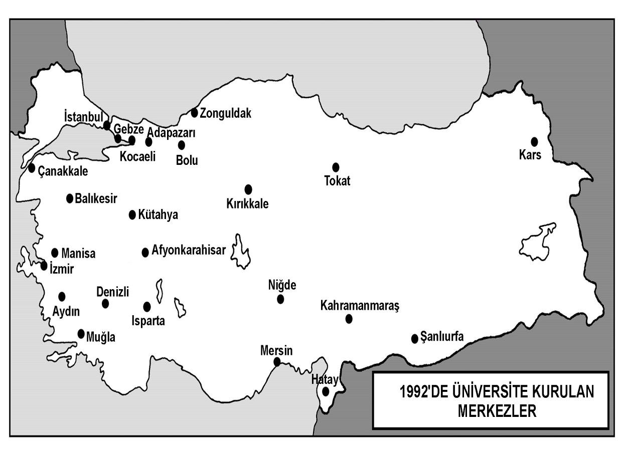 geleneksel göç merkezleri haline getirmiştir. Bu nedenle, üniversitelerin kentin nüfus ve kentsel gelişmeye olan doğrudan etkisini ortaya koymak, bu tip kentlerde son derece güçtür.