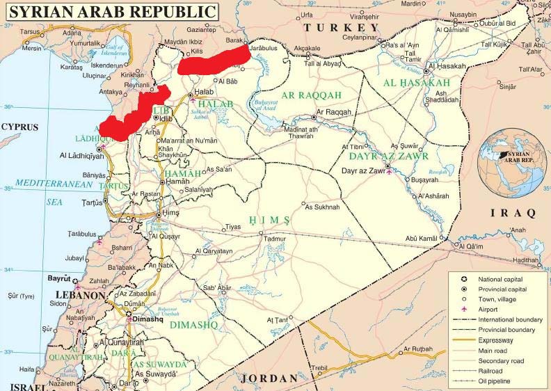 ARGUMENTS ON SAFE HAVENS IN SYRIA: RISKS, OPPORTUNITIES AND SCENARIOS FOR TURKEY c. Low Risk Maximum Benefit Advantages - The safe haven will have an exit to sea.