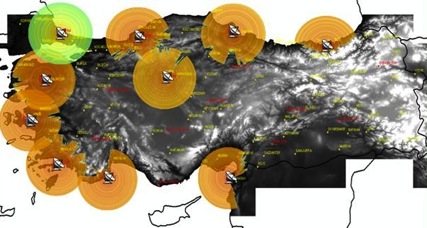 Türkiye detaşkıntehlikeharitalandırmaçalışmalarıiçingerekliveriveteknikaltyapınınmevcudiyeti,mahiyeti, YaygınlığıveErişimijİncelemeDeğerlendirmeRaporu Gözlem İstasyonları, Radar İzleme İstasyonları