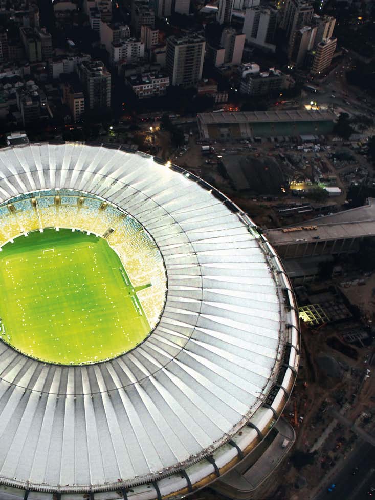 1950'de Rio de Janeiro'da inşa edilen Maracanã Stadı kültürel tarihin önemli bir parçası.