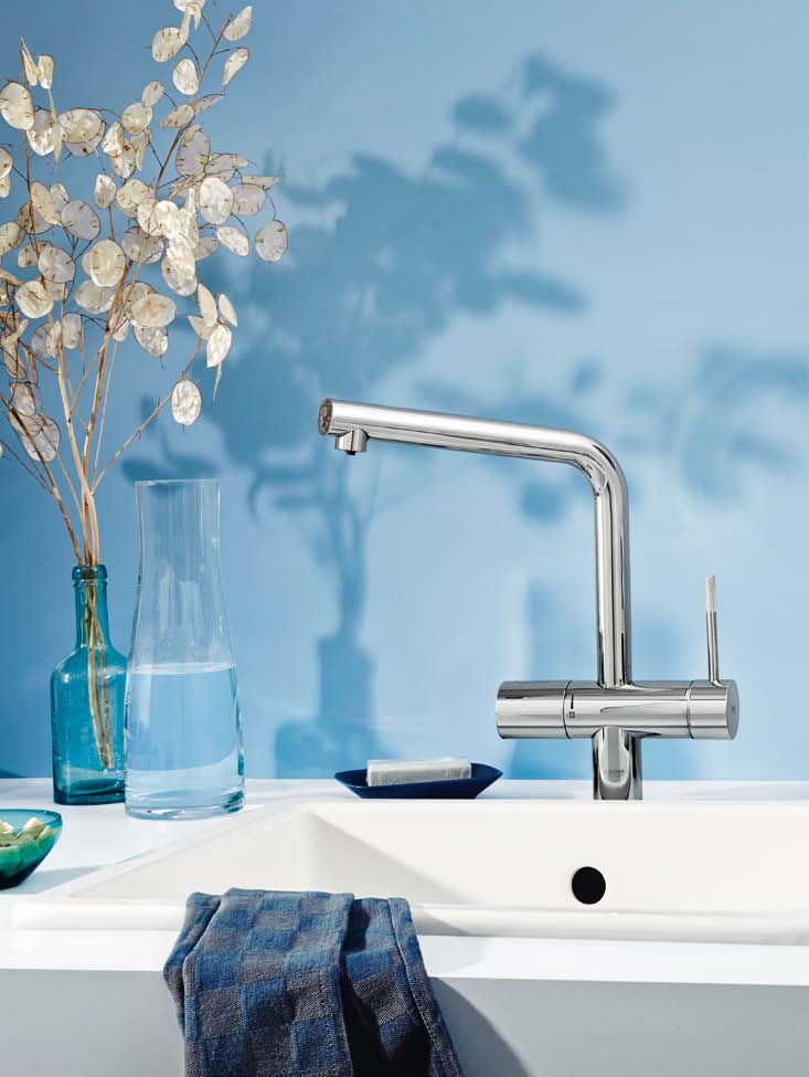 Pure Freude an Wasser. GROHE Care www.grohe.com 68 69 KEYFİN KAYNAĞI Lezzet, GROHE bataryaları ile, mutfakta başlar.