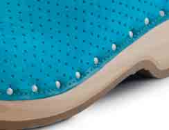 perforated blue calfskin perforated No.