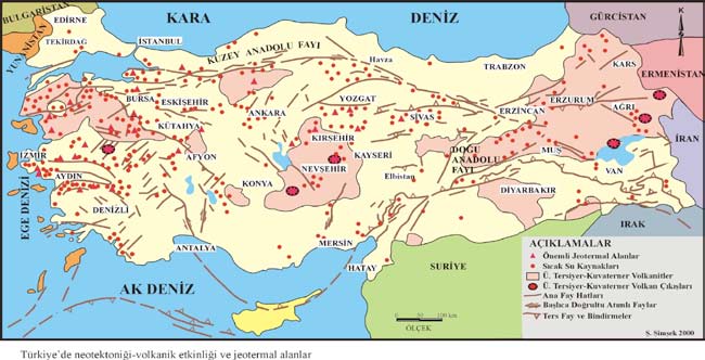 ısı ortay çıkar) - Yeryuvarının içindeki radyoaktif maddelerin bozunumu ( Isı üreten en önemli radyoaktif maddeler; U 238, U 235, Th 232, vek 40).