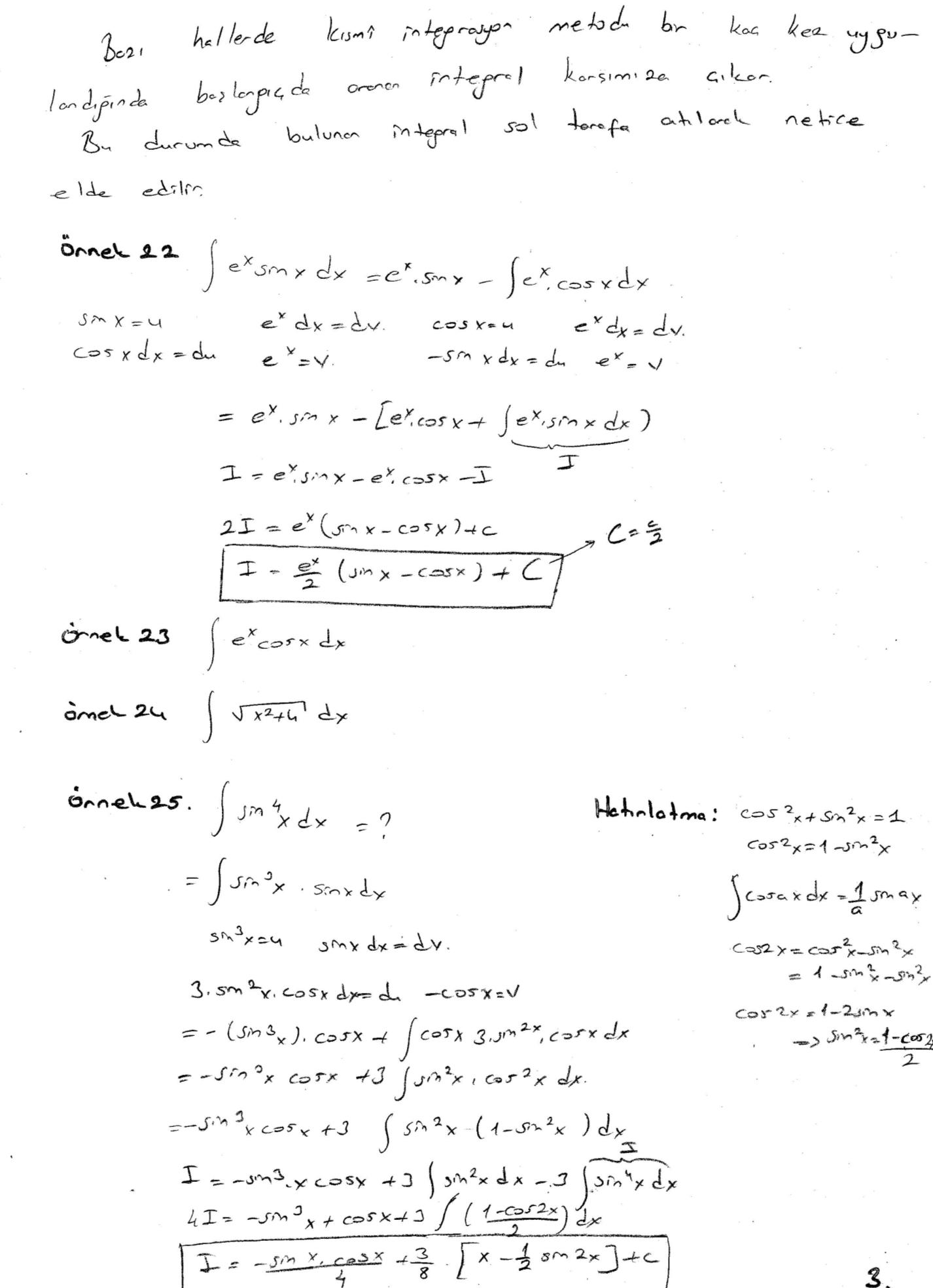 Genel Matematik Ders Notları