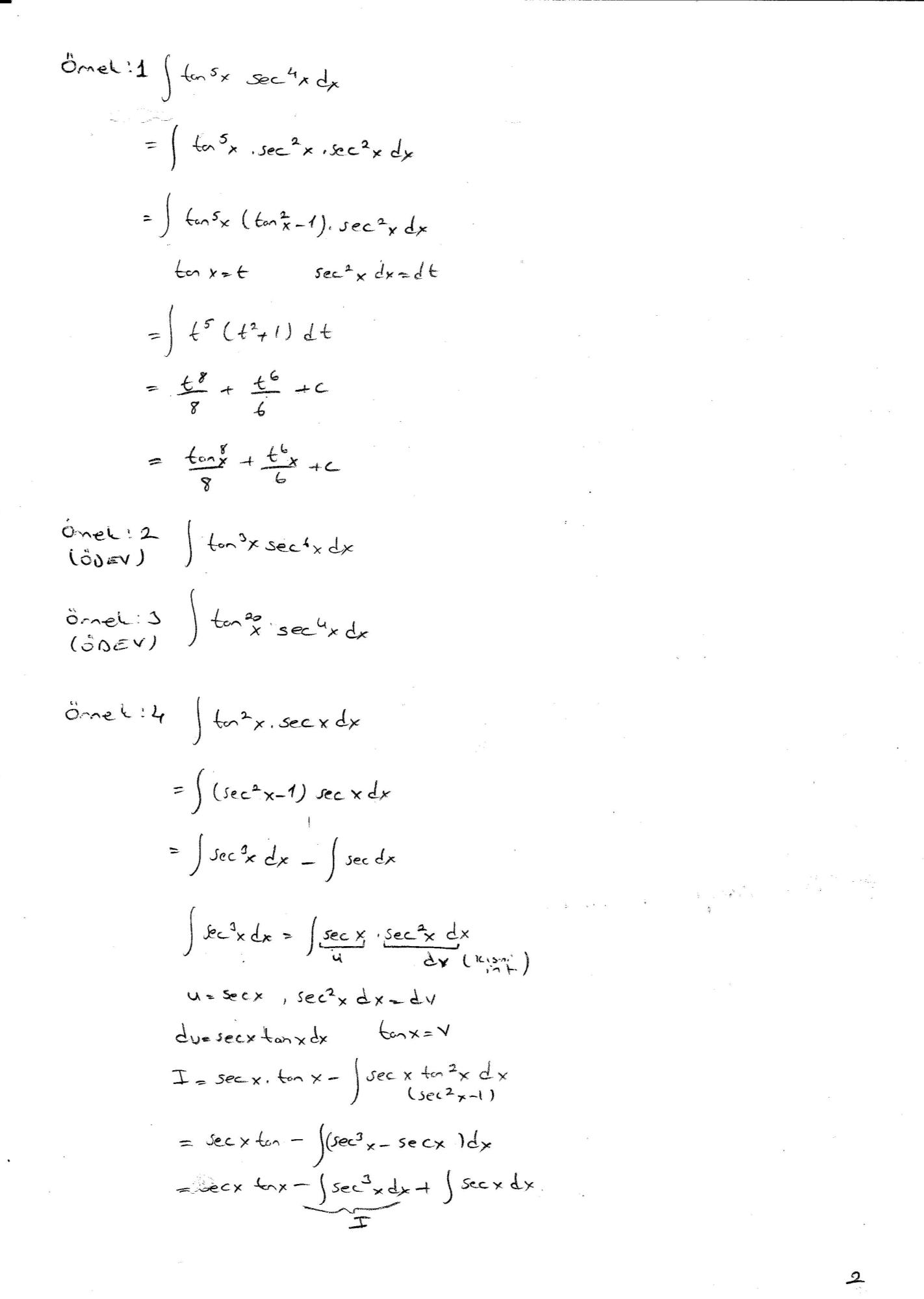 Genel Matematik Ders Notları