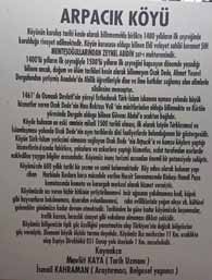 Arpacık da bugüne kadar hırsızlık, cinayet, trafik kazası ve boşanma gibi olayların olmaması dikkat