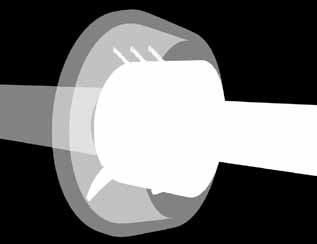 Böylece rotor hızları disk çaplarına bağlı olarak 1:8 oranından 1:10 oranına azaltılabilmiştir, böylece rotor 160 000 dev/dak ile dönerken diskler (disk çapına bağlı olarak) 16 000- maksimum 20 000