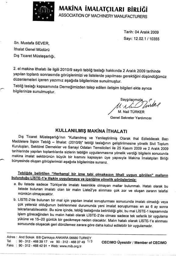 13- Konu ile İlgili Resmi Yazışmalar 04.12.