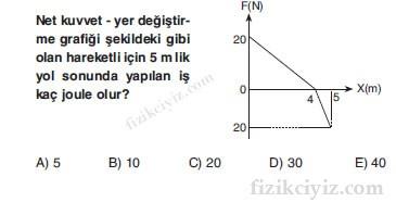 Soru 29 Soru 30 Soru 31 Soru 32 5m/s hızla hareket eden 20 kğ lık cismin sahip olduğu