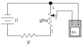 DOĞ AKM DEVE ANAİZİ Potun hareketli ucu nolu tarafa getirilmiş vaziyette iken voltmetrenin gösterdiği değeri görün Şekil - Potansiyometre ile uçlarına uygulanan gerilimi istediğimiz değerde lineer