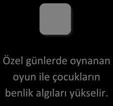 Kavram geliştirici çalışmalar ise çocukların kavram gelişimini obje ve olaylar arasında neden sonuç bağlantıları kurmalarını destekleyici ya da kalem kullanarak kâğıt üzerinde ve yönergeye uygun