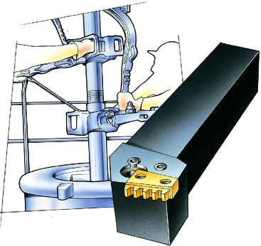 Petrol borularında diş çekme için T-Max Twin-Lock The T-Max Twin-Lock sistemi T-Max Twin-Lock petrol endüstrisinin geniş ve değişen safhalarına ve ihtiyaçlarına iyi uyan bir sistemdir, özellikle