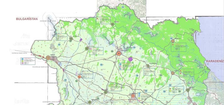 Şekil 1. 10. Trakya Alt Bölgesi Liman Önerileri e.