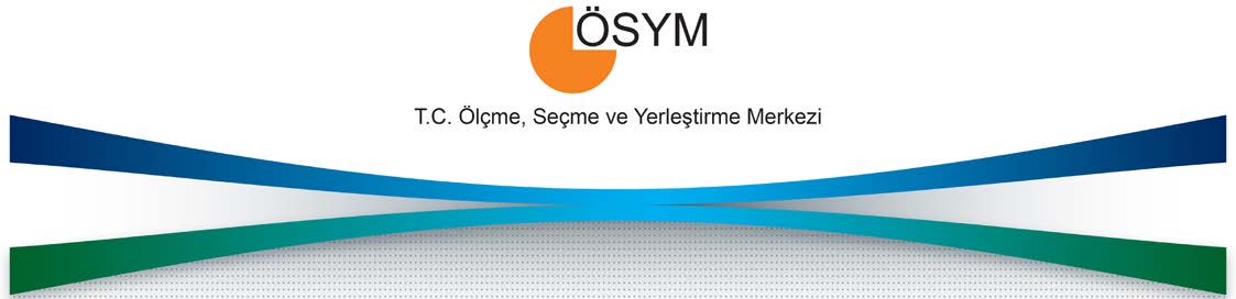 LİSANS YERLEŞTİRME SINAVI-2 (LYS2) 22 HAZİRAN 2013