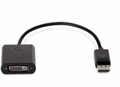 VN567AA HP DisplayPort - Çift Bağlantılı DVI Adaptörü HP Compaq İş Masaüstü Bilgisayarındaki