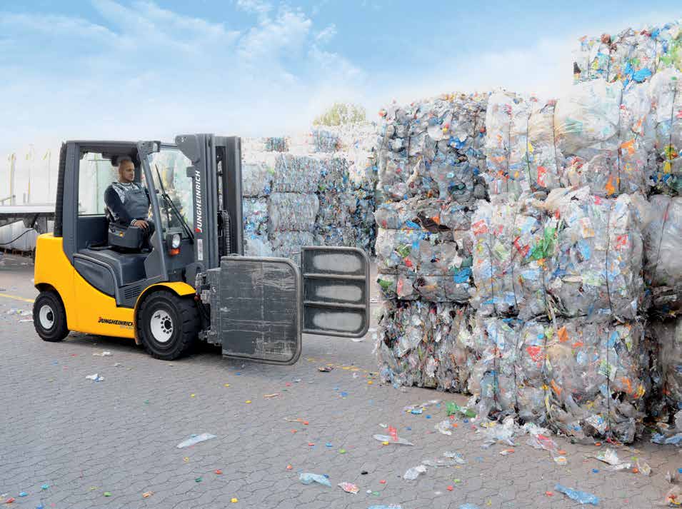 Ataşmanlar sektöre özgü kullanımlar için Side shift Yükün değişken yatay konumu için.