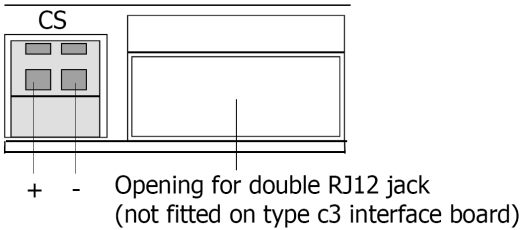 RS485 Arayüzü c2 arayüz kartı RJ 12 RS422-Arayüzü c6 arayüz kartı