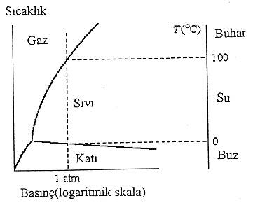 Faz diyagramlar yardmyla bir maddeye ait faz durumlar, scaklk T, basnç p ve deriiklik c ye bal olarak belirlenebilir.