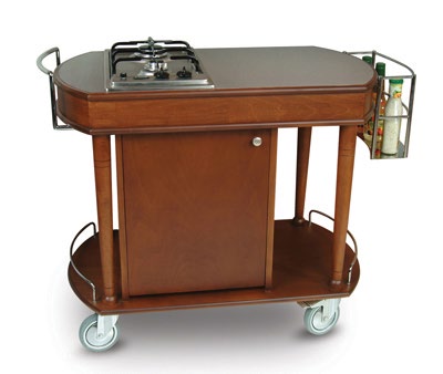 Service Trolley Wooden ) 057WGK40 ) L: 00.