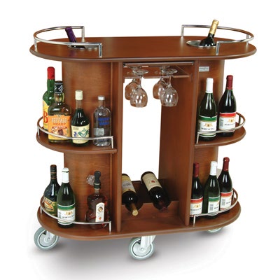 : Flambe Trolley, Wooden ) 057WGK05 ) L: / W: 55 / H: 87 cm Ürün