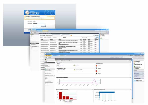 Websense TrITon İLK VE TEK BİRLEŞİK İÇERİK GÜVENLİĞİ ÇÖZÜMÜ Websense Data Security Suite Tüm kurum çapında kullanılacak bir veri güvenliği çözümünü kurmak, ancak her seferinde farklı çözümleri kurma