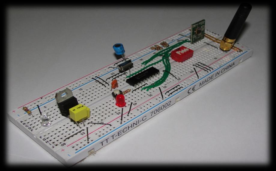 4.4 Bread Board Devre Kurulumu Breadboard deneysel devrelerin lehim ve plaket kullanmadan oluşturup çalıştırılabileceği bir