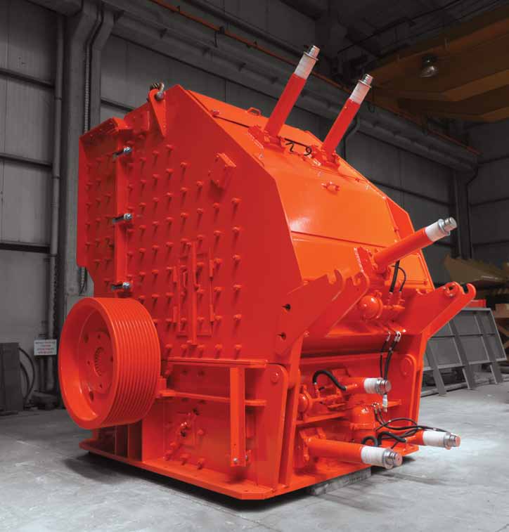 Darbeli Kırıcı Impact Crusher 04 Bazı uygulamalarda makinadan ince oranını arttırmak ve tersiyer kademeyi kaldırmak amaçlı, standartta iki In certain applications,