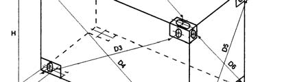 Köşe fitingleri deliklerinin merkezleri arasındaki mesafe D D Boyuna Enine Diyagonellerinde Diyagonellerinde mesafe mesafe izin verilen izin verilen S P fark (1) fark (2) [mm]