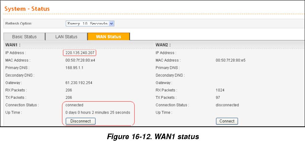 16.7 Backup(Yedek) Bu özellik için öncelikle Backup için Enable ı seçmelisiniz.