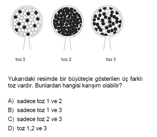 8 DERSİN ADI: FEN VE TEKNOLOJİ SINIF SEVİYESİ: İLKÖĞRETİM 6 ALAN Madde ve