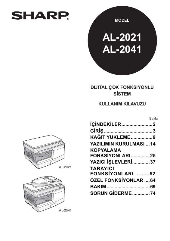 vb) cevaplarını bulacaksınız. Detaylı kullanım talimatları kullanım kılavuzunun içindedir.