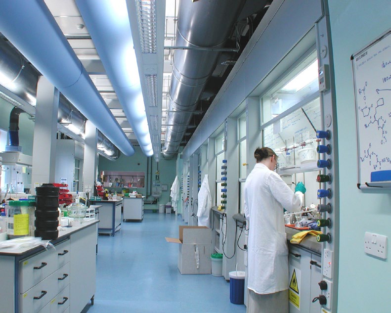 Kumaş Hava Kanalları Endüstriyel havalandırma Laboratuvarlar ve temiz odalar KE Fibertec - kaliteli ve sürdürülebilir
