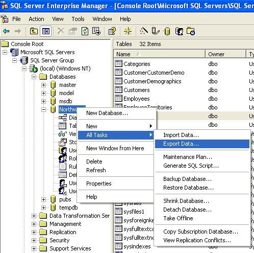 Ms SQL DTS (Data Transformation Services) Bölüm Veritabanı Yönetimi Yazar Tuğrul HELVACI Yayın Tarihi 15.05.